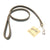 Single Stitch Leather Lead - 3/4" width