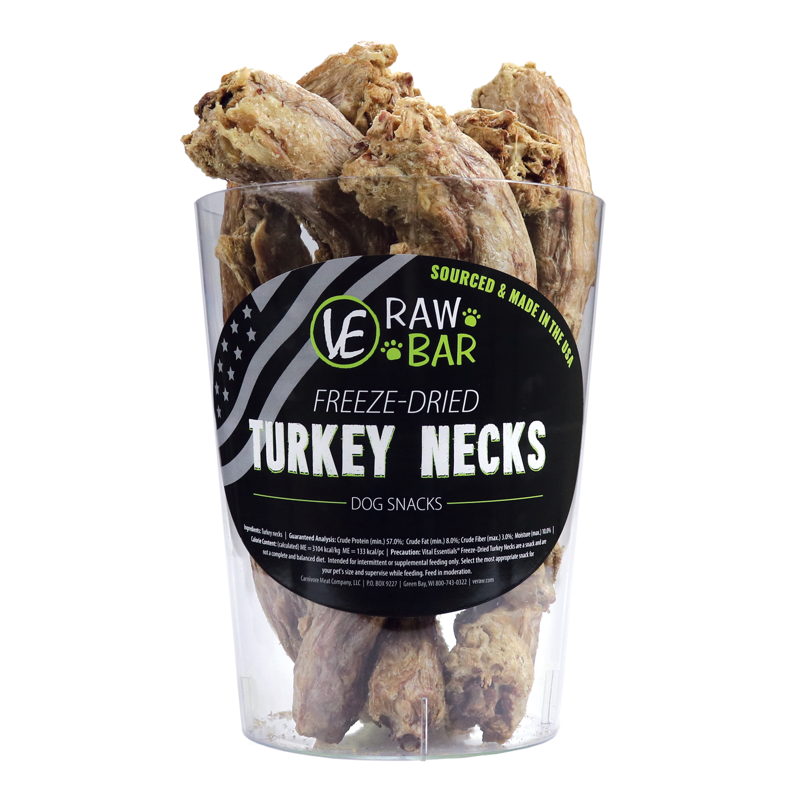 Freeze-Dried Turkey Necks