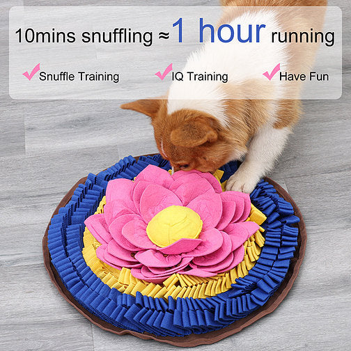 Lotus Disc Anti-Bite Snuffle Mat