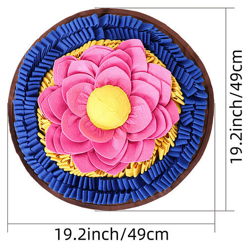 Lotus Disc Anti-Bite Snuffle Mat