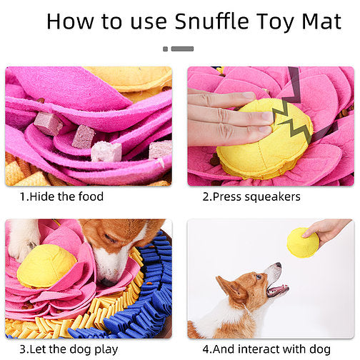 Lotus Disc Anti-Bite Snuffle Mat