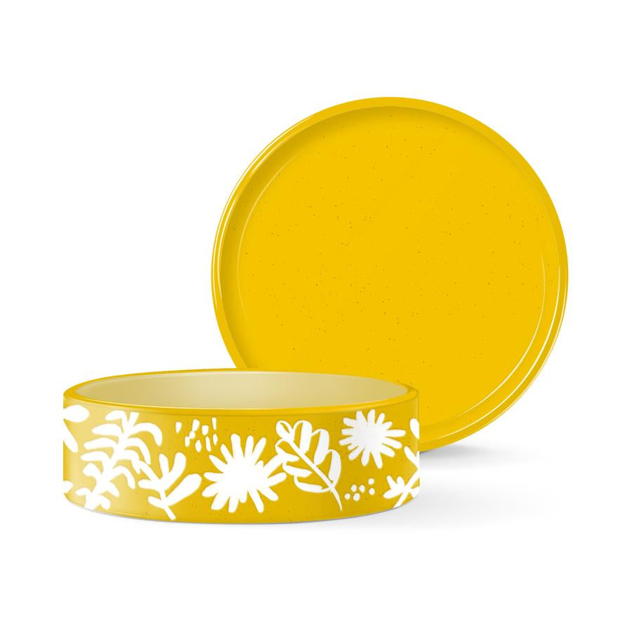 Desert Flower Dog Bowl