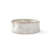 Ribbed Pottery Bowl in Cream