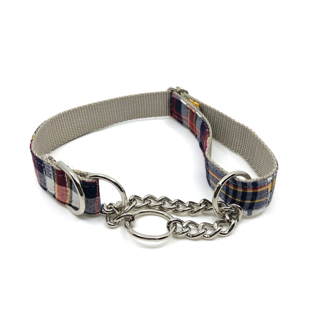 Plaid Martingale Collar *FINAL SALE*