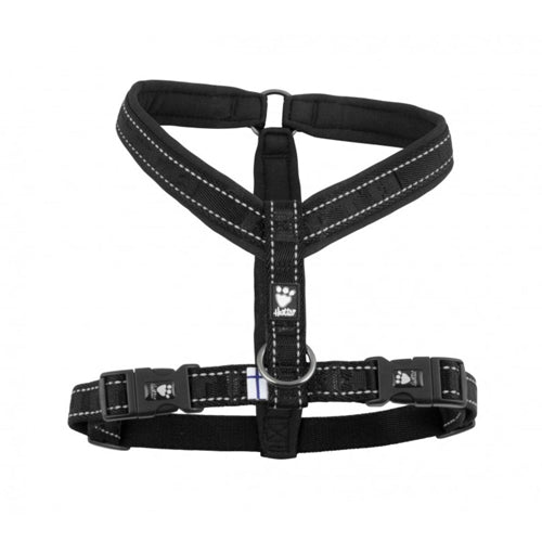 Casual Padded Y-Harness in Raven