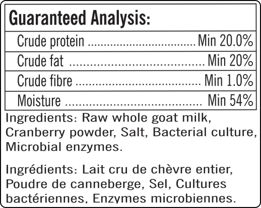 Raw Goats Cheese Treats with Cranberry