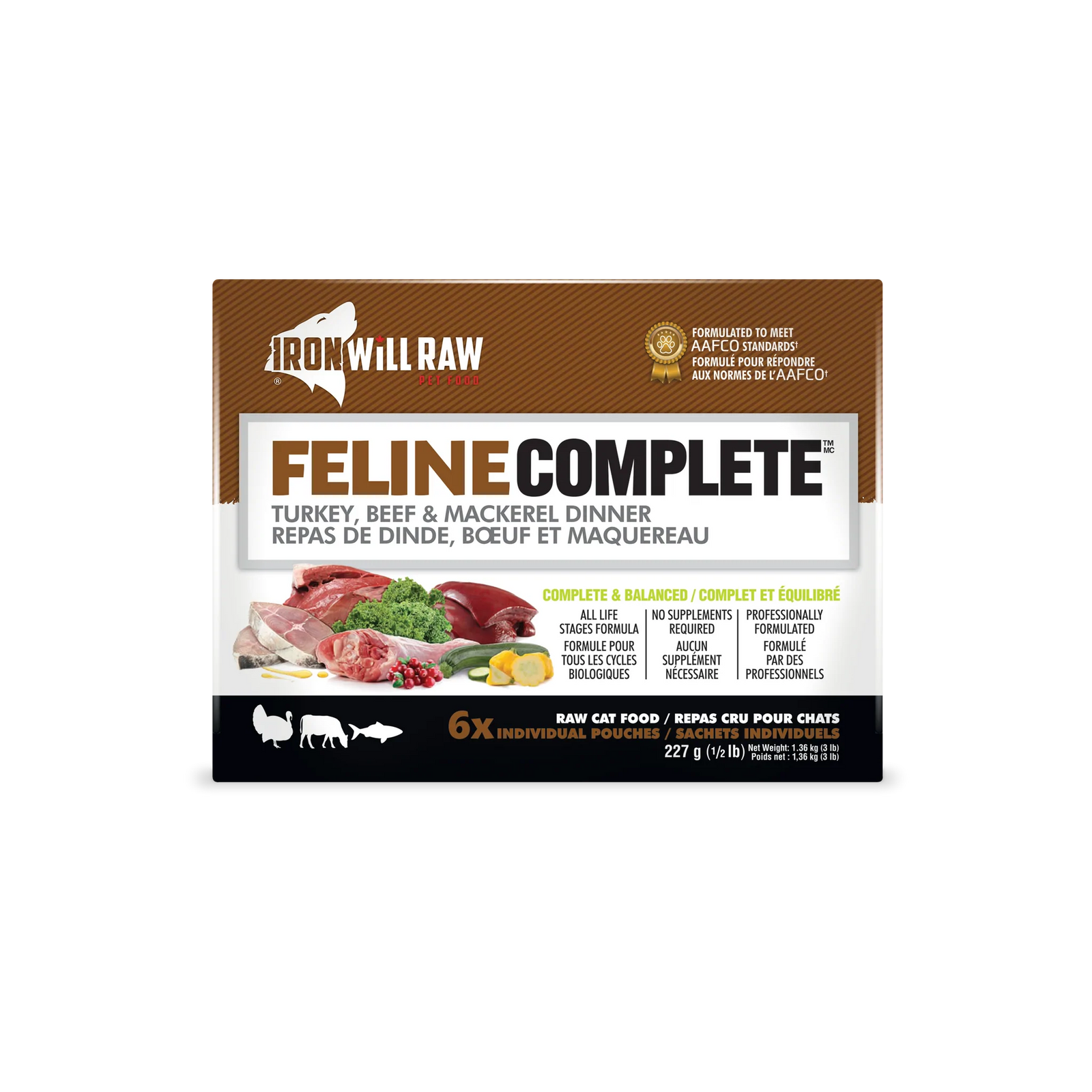 Feline Complete Turkey, Beef & Mackeral Dinner 3lb