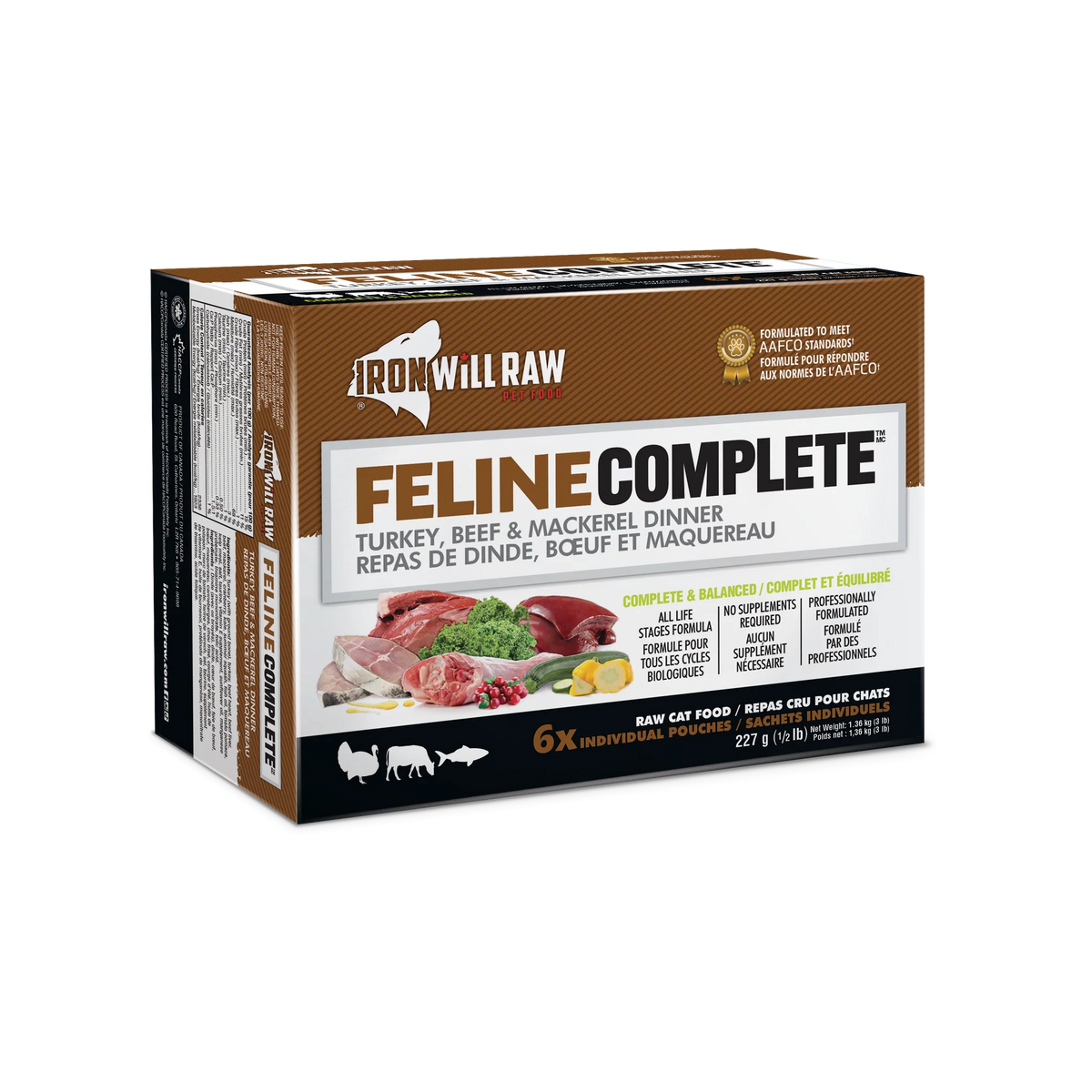 Feline Complete Turkey, Beef &amp; Mackeral Dinner 3lb