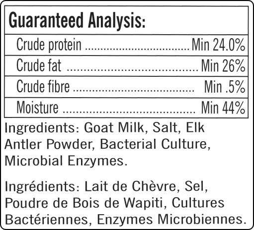 Goat Feta Food Topping with Elk Antler