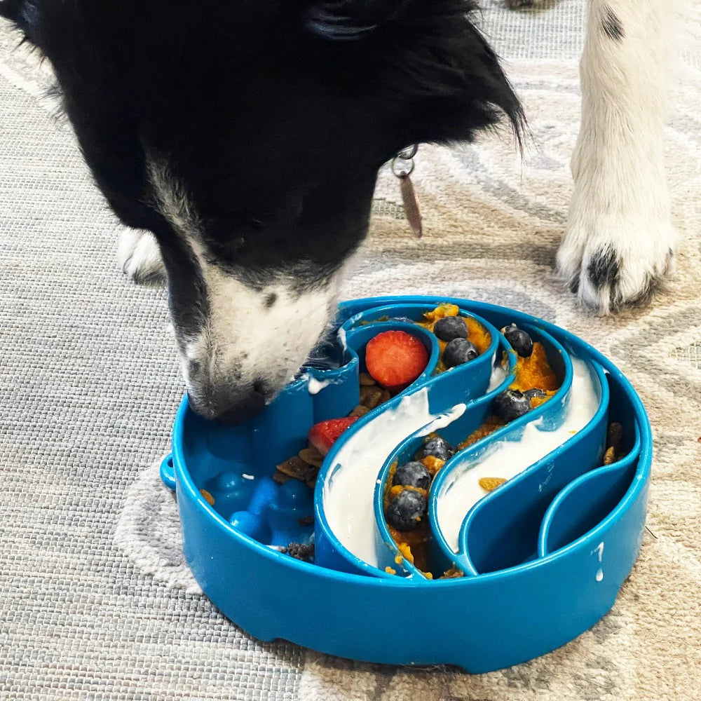 SodaPup Wave Design EBowl Enrichment Slow Feeder Little Chief Co