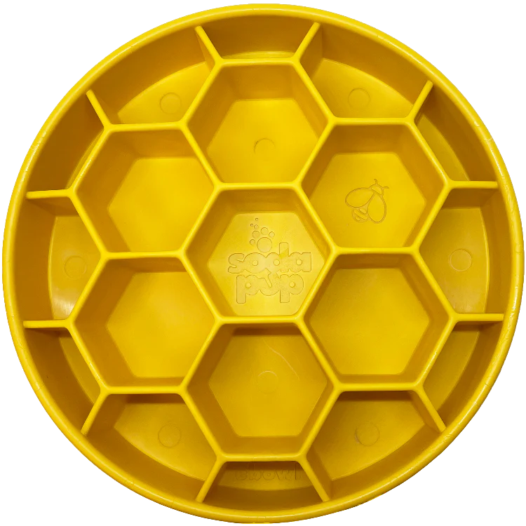 Honeycomb Design EBowl Enrichment Slow Feeder