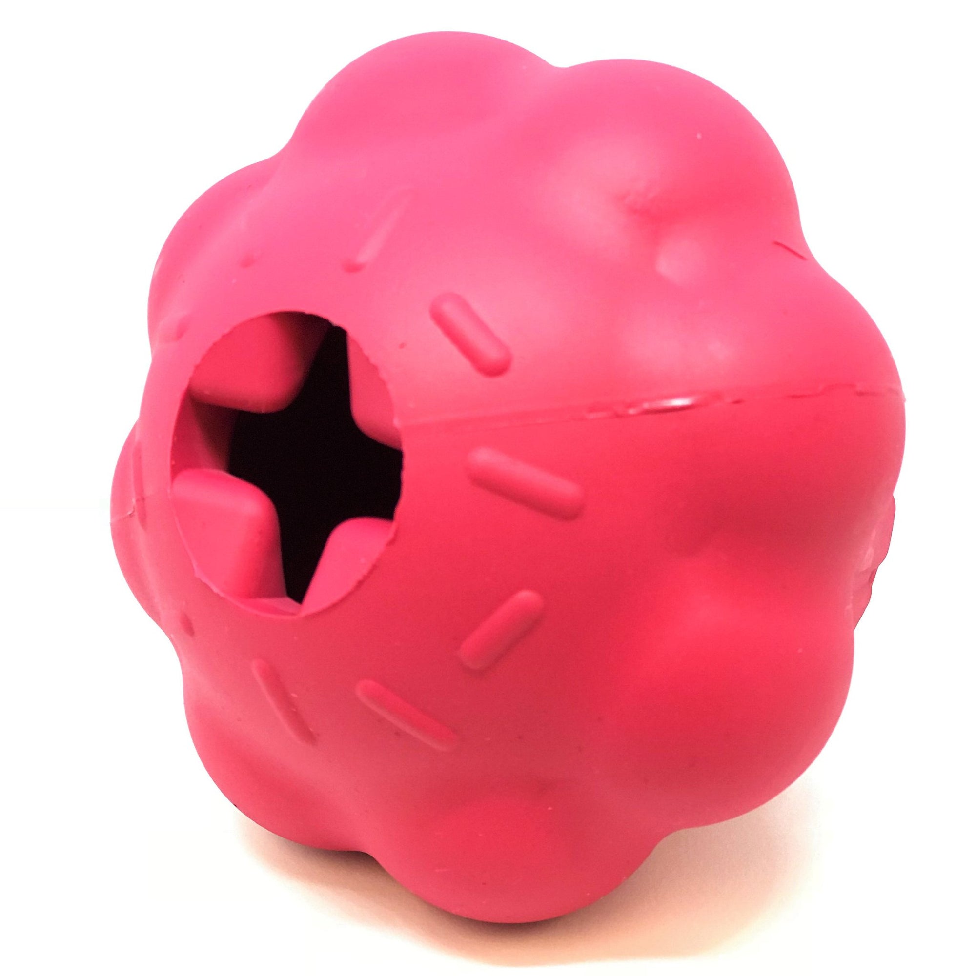 Cupcake Durable Rubber Chew Toy & Treat Dispenser