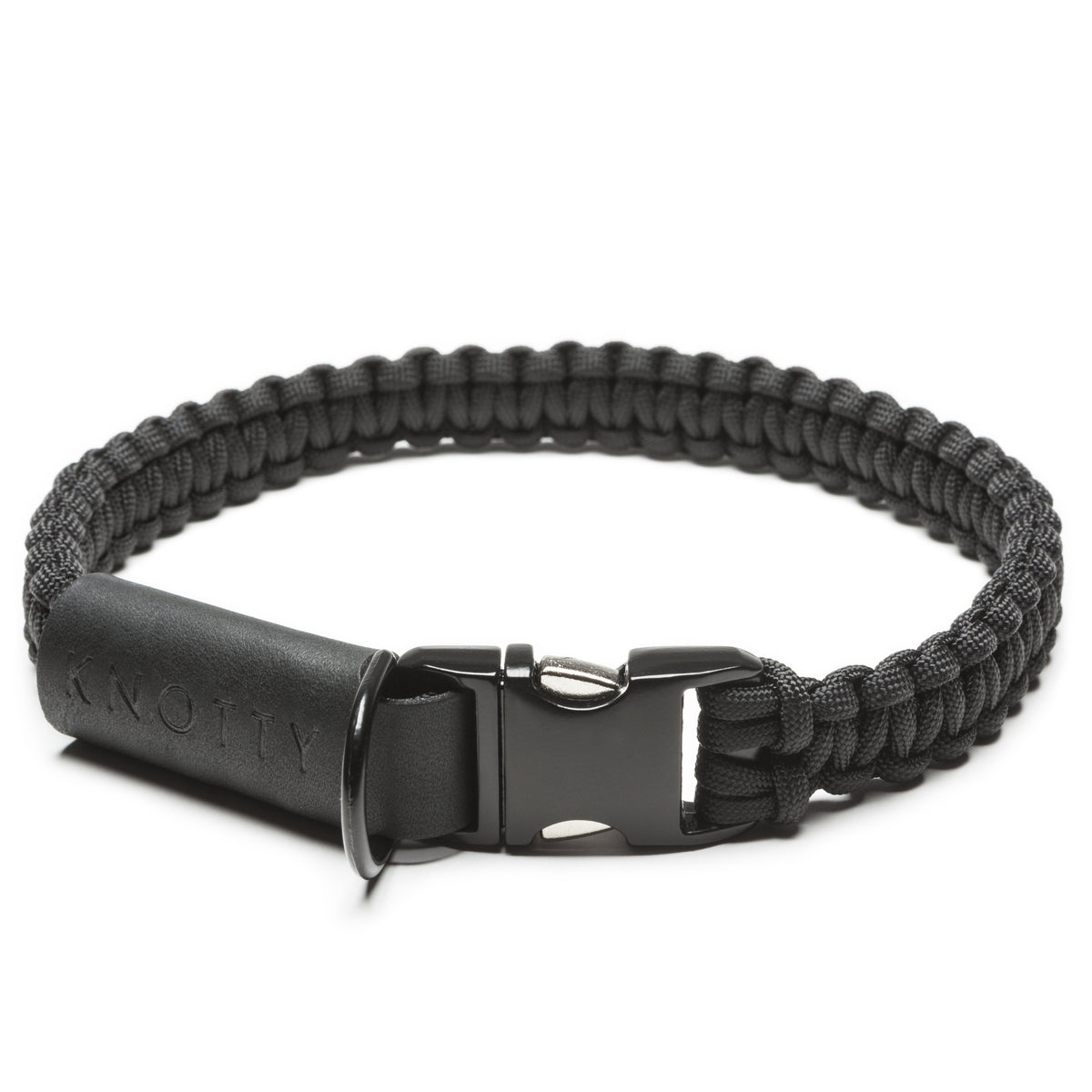 KNOTTY Triple Black Collar