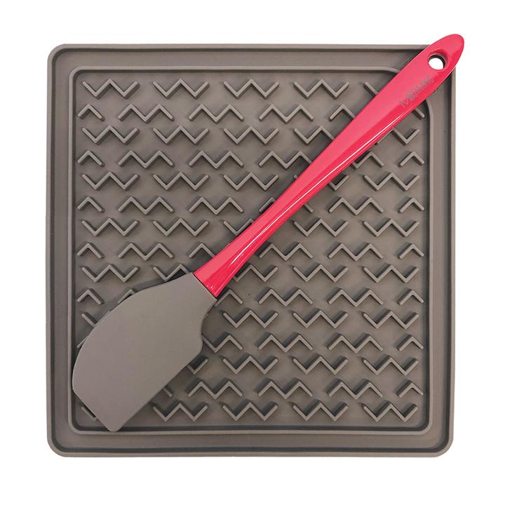 Silicone Therapeutic Feeding Mat with Silicone Spatula