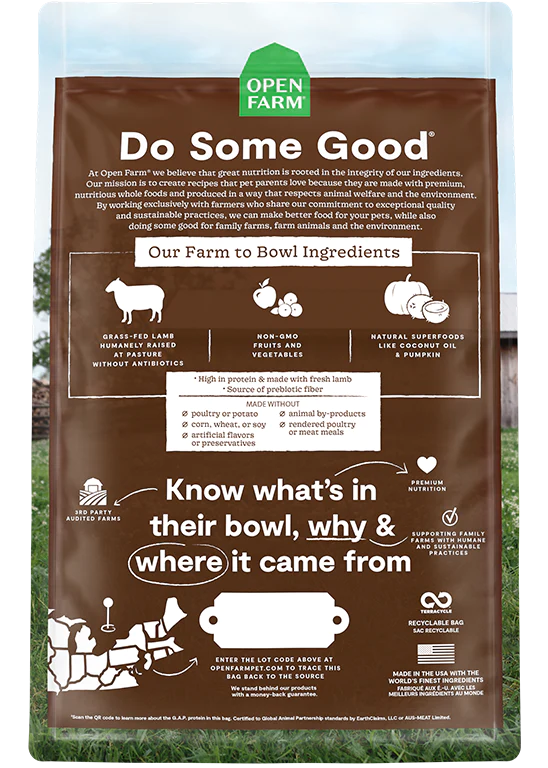 Pasture-Raised Lamb Dry Cat Food