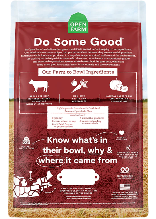 Grass-Fed Beef Grain-Free Dry Dog Food