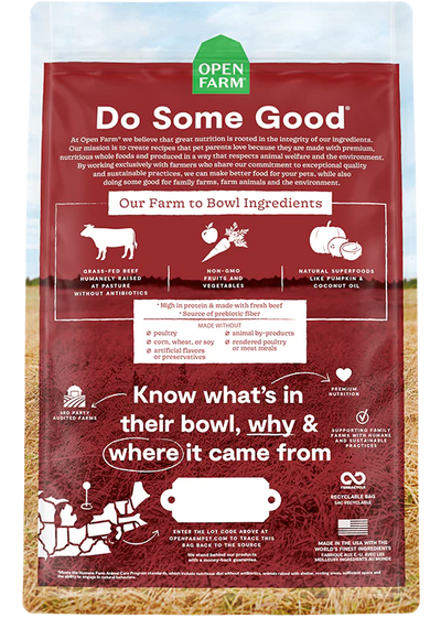 Grass-Fed Beef Grain-Free Dry Dog Food