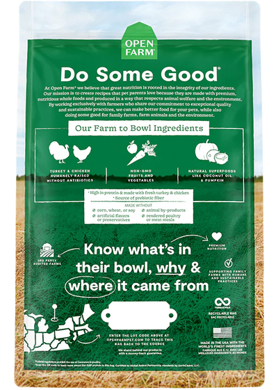 Homestead Turkey & Chicken Grain-Free Dry Dog Food