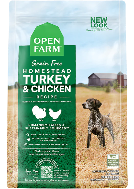 Homestead Turkey &amp; Chicken Grain-Free Dry Dog Food