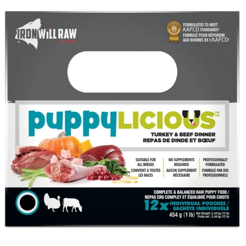 Puppylicious Turkey & Beef Dinner 12lb