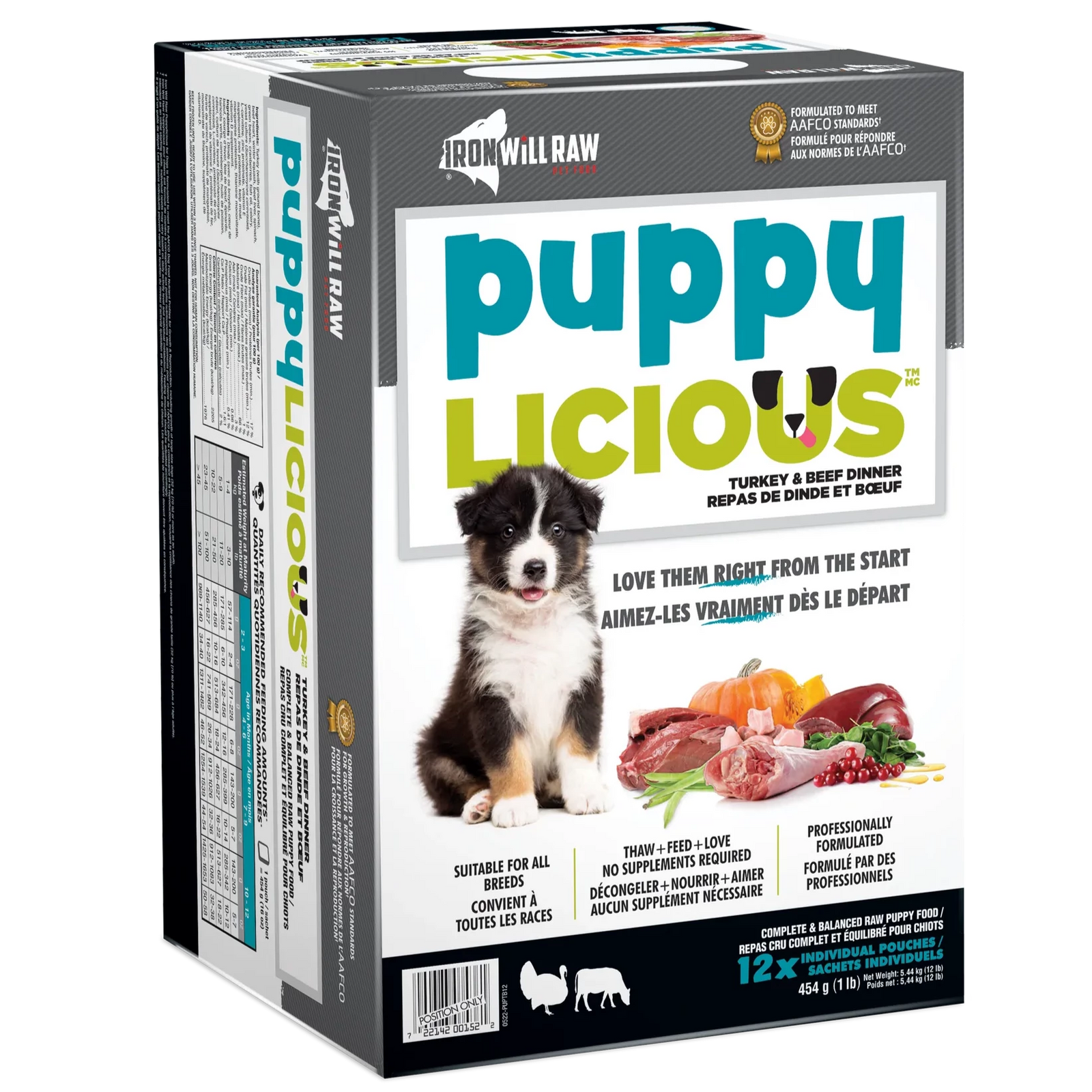 Puppylicious Turkey & Beef Dinner 12lb