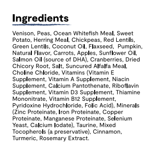 New Zealand Venison Grain-Free Dry Dog Food