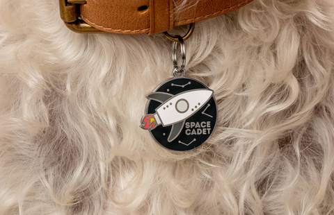 Space Cadet Pet ID Tag