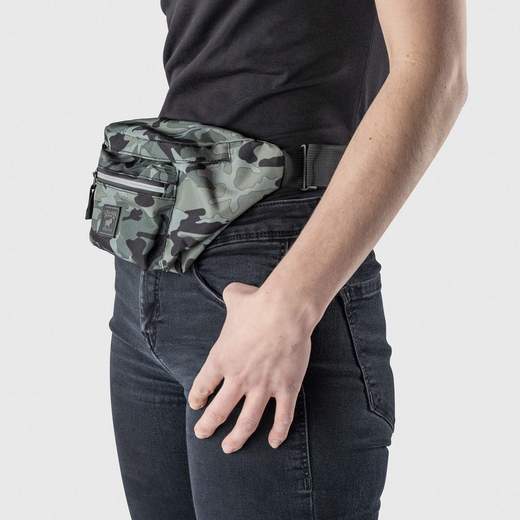 The Everything Fanny Pack in Green Camo