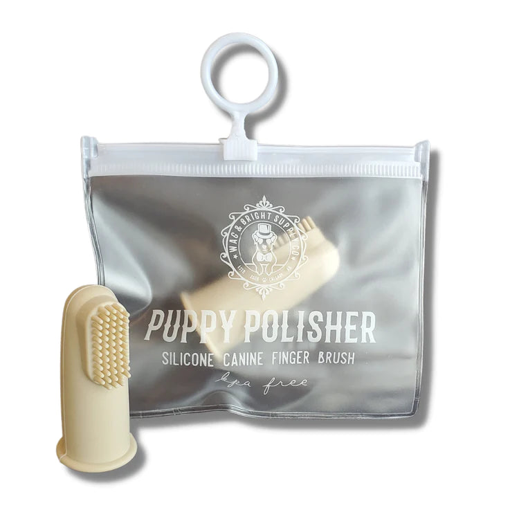 Puppy Polisher Silicone BPA Free Finger Brush