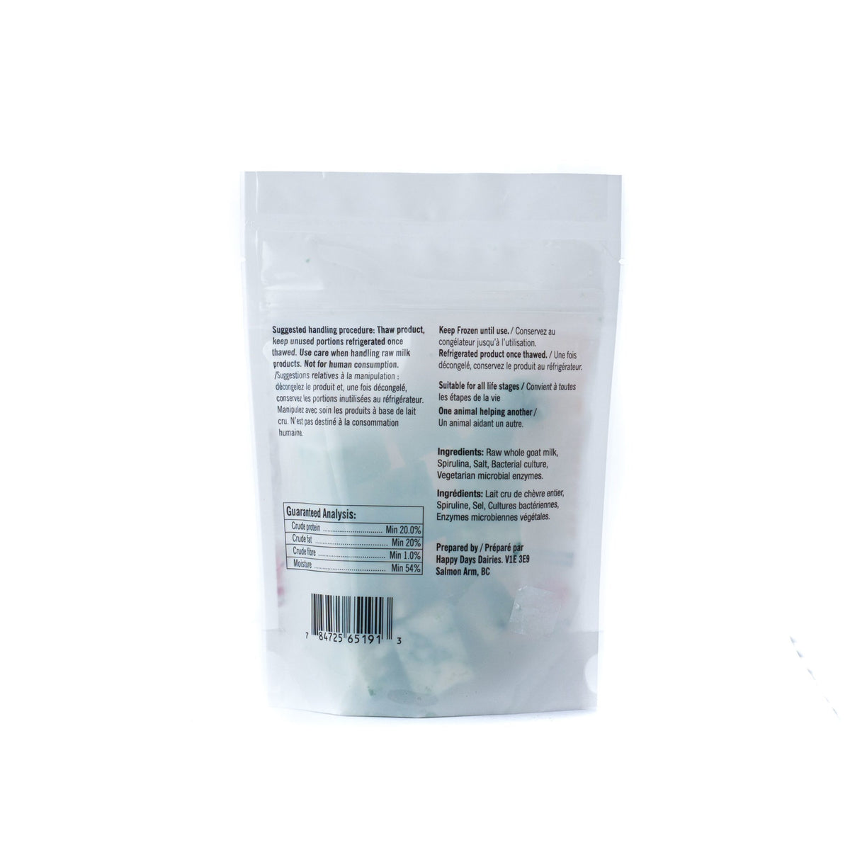 Raw Goats Cheese Treats with Spirulina