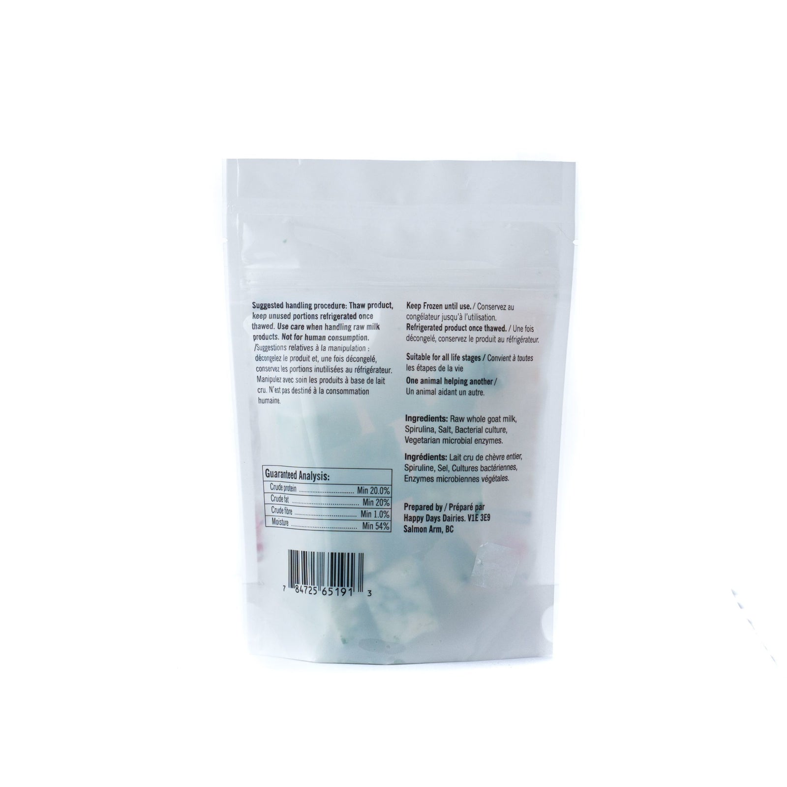 Raw Goats Cheese Treats with Spirulina