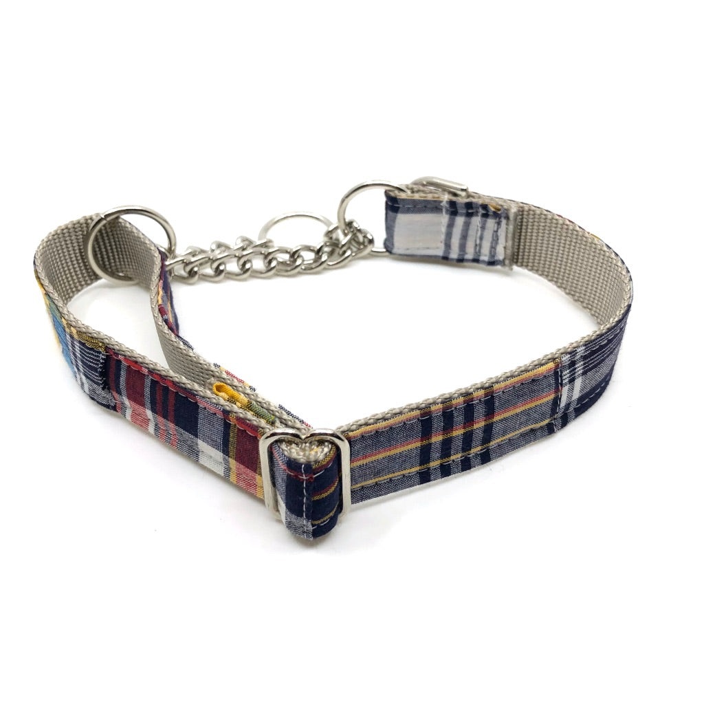 Plaid Martingale Collar *FINAL SALE*