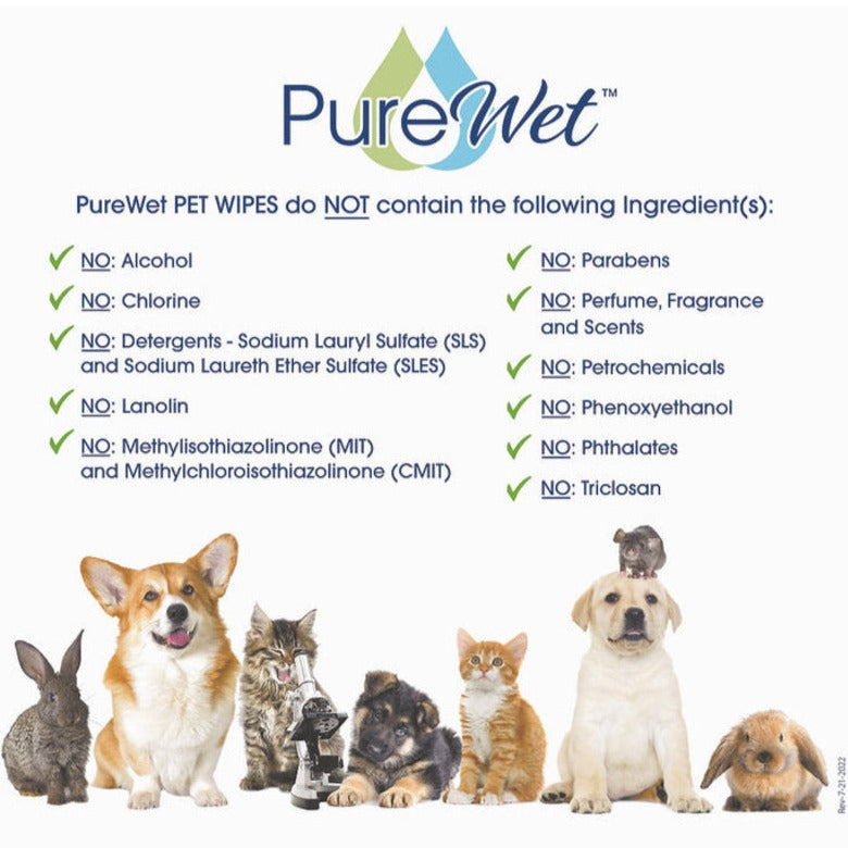 PureWet Pet Wipes