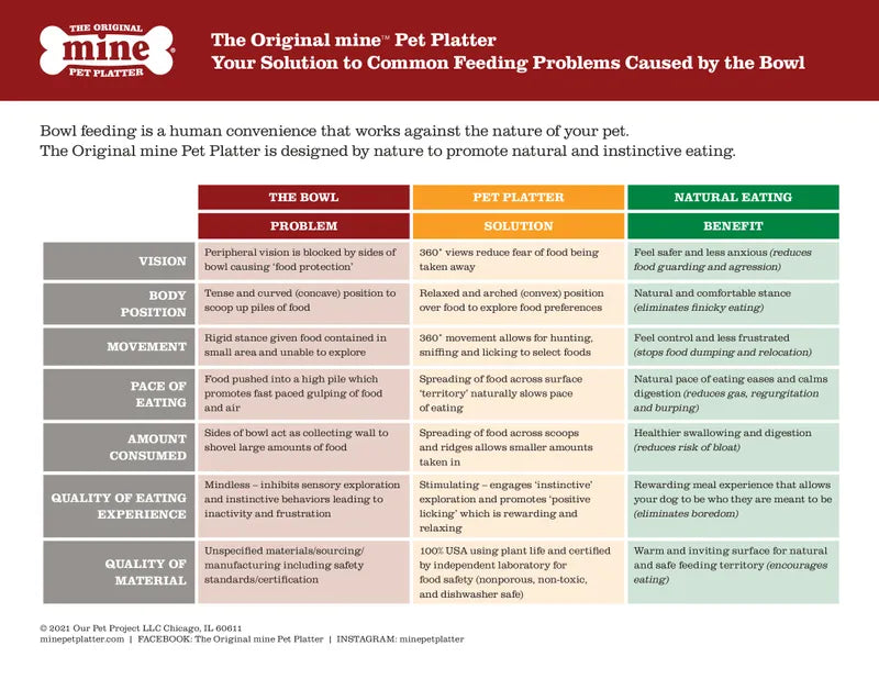 Mine Pet Platter - Small