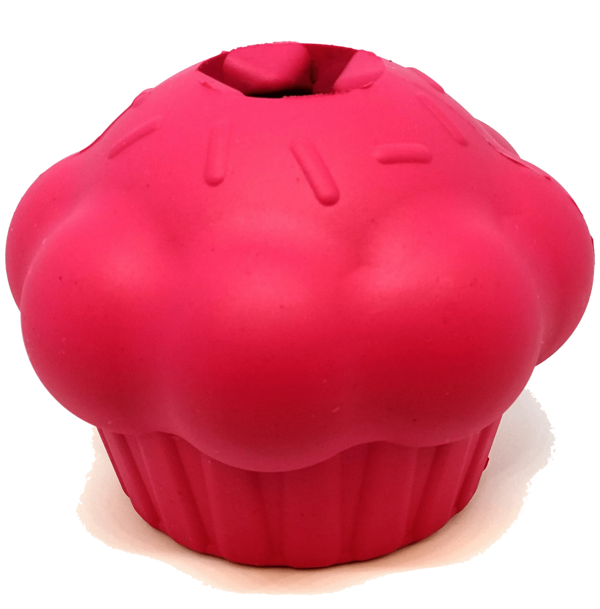 Cupcake Durable Rubber Chew Toy &amp; Treat Dispenser