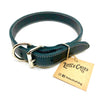 Single Stitch Leather Collar - 1 1/4" width